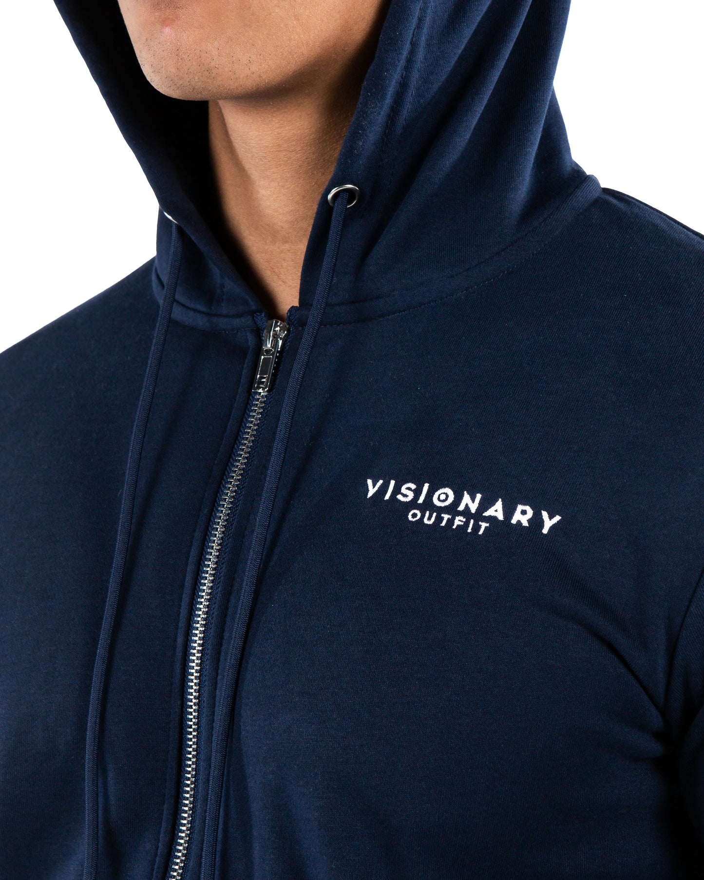 Visionary Outfit Original Zip Hoodie - Navy Blue